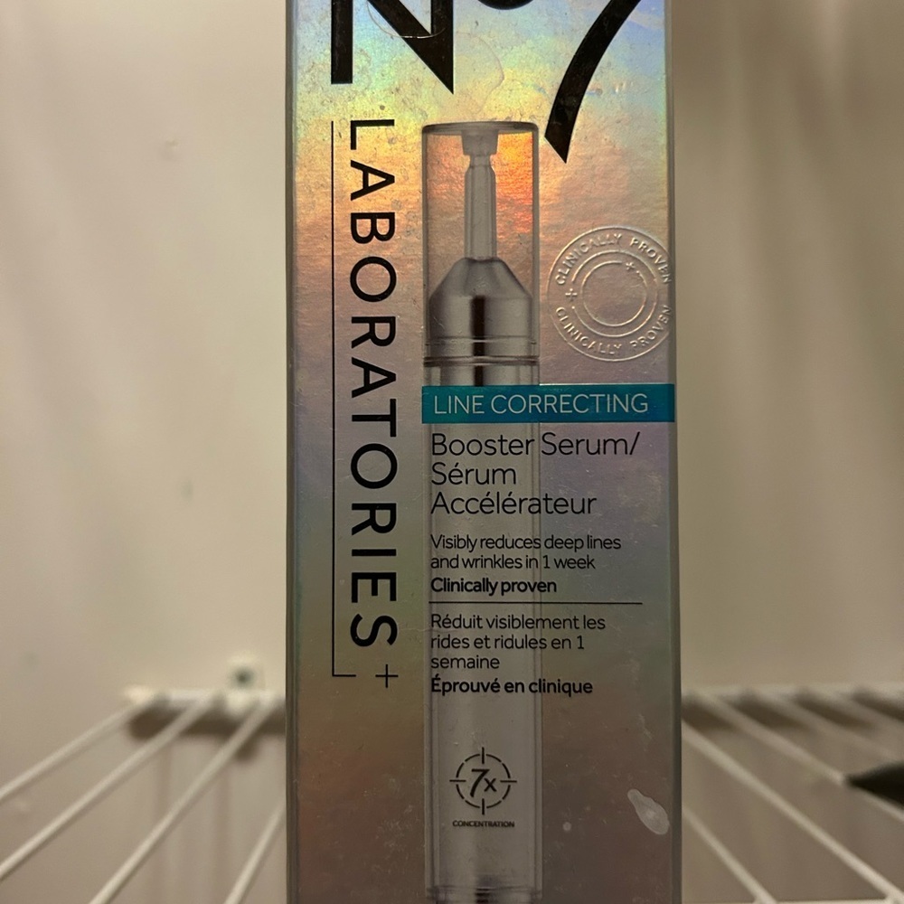 No 7 line correcting serum. Works fabulously